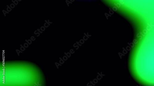 Green Blue Light Leaks Abstract Video Background