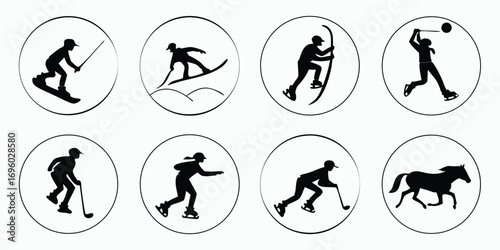circular-ribbon-motion-pack-icons-set---8-minimali