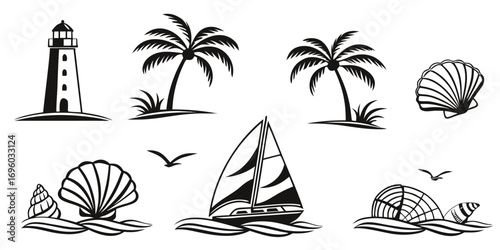 coastal-paradise-palm-horizon-icons-set---8-minima