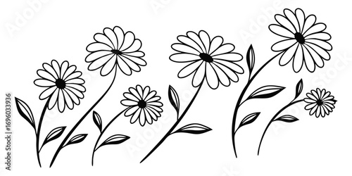 daisy-outline-icons-set---8-minimalist-icons---bla