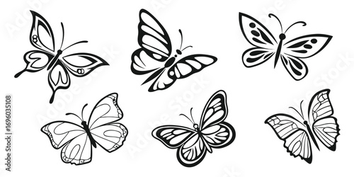 butterfly-decorative-line-pack-icons-set---8-minim