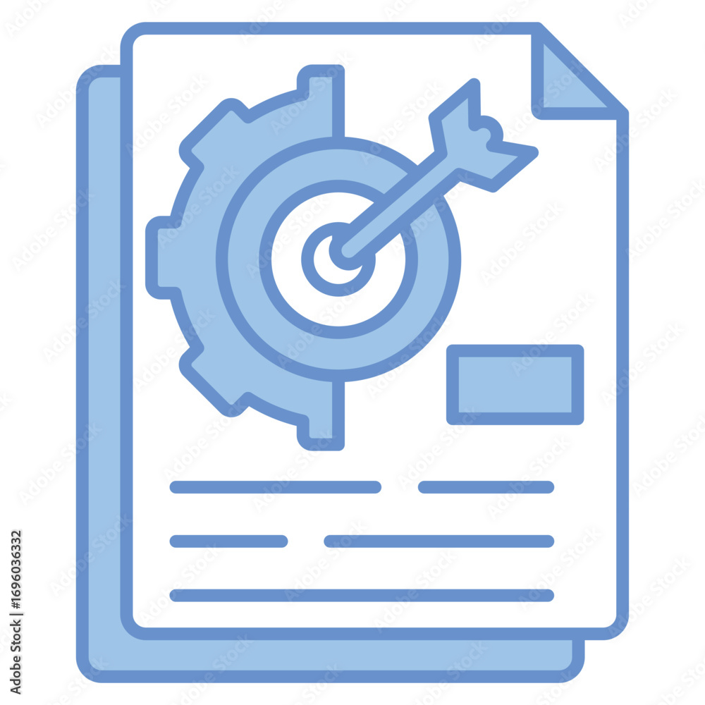 Obraz premium Goal Setting Icon