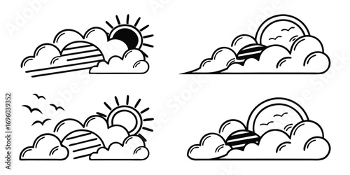 cloud-horizon-drift-glow---icons-set---8-minimalis