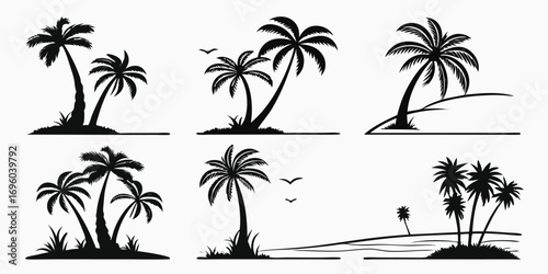 coastal-palm-horizon-silhouette-icons-set---6-mini