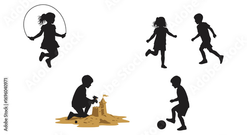 children playing various games outdoors fun activities