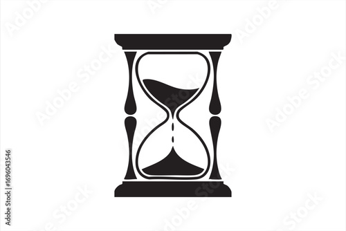 Classic Sand Clock Icon Representing Patience Delay and Duration