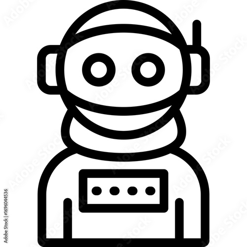 Astronaut Ingravity Icon Vector Element