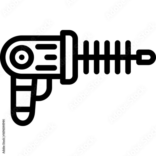 Gun Blaster Icon Vector Element