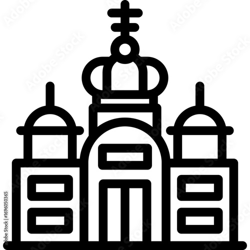 Russian Orthodox Church Icon Vector Element