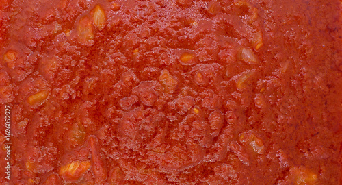 tomato sauce closeup