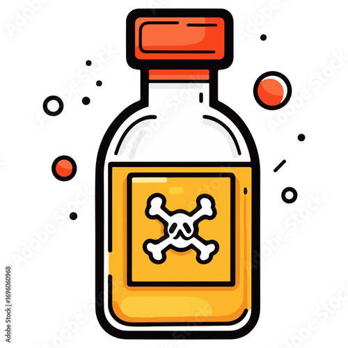 poison bottle, halloween, festival, vector, transparent background, bottle, isolated, container, object, chemical, traditional, ornament, decoration, ancient, icon, culture, pottery