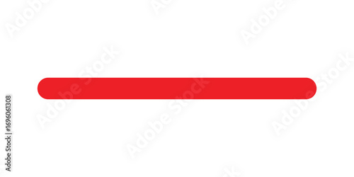 minimal red line