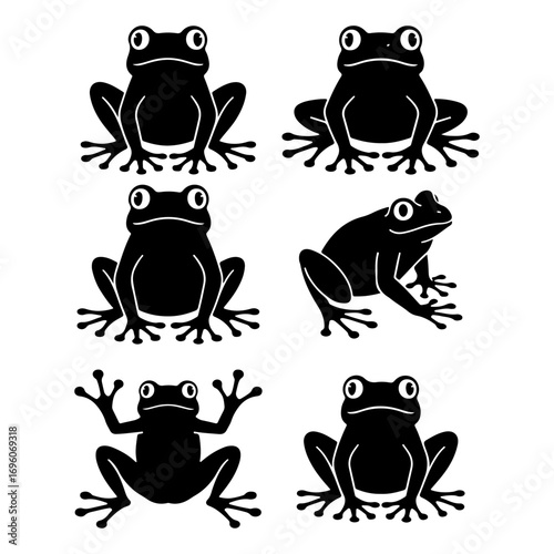 silhouette of frog icon