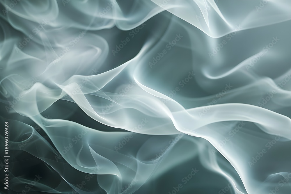 Fototapeta premium Elegant abstract smoke texture background with soft curves