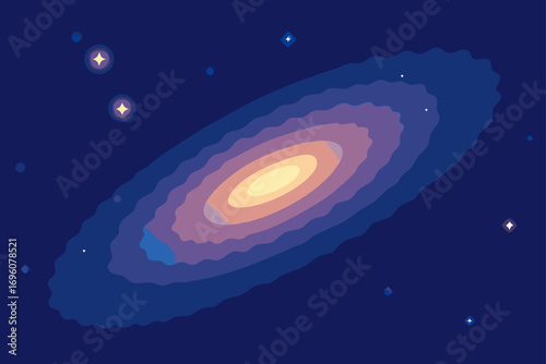 Milky Way View Illustration