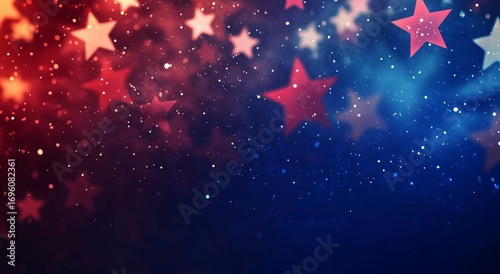 Stars and Sparkles Create a Festive Atmosphere With Vibrant Colors for a Cele...