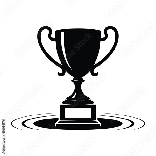 Trophy Cup Vector Illustration: Symbol of Victory, Achievement, and Competition