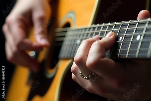 man playing guitar