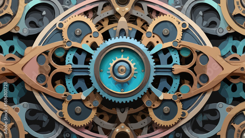 gears and cogs background