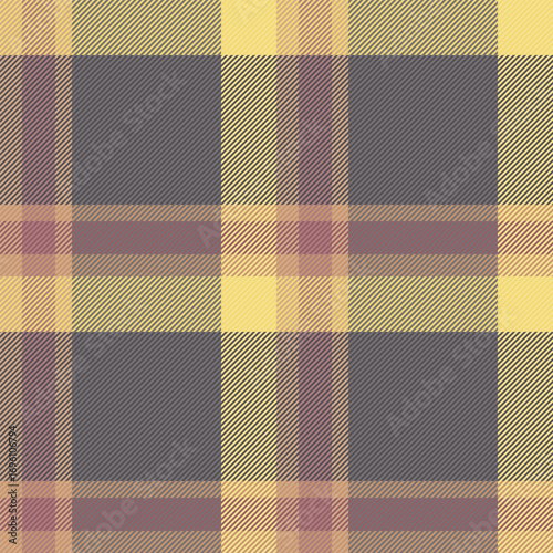 Seamless tartan pattern. A classic checkered design with neutral hues. Ideal for backgrounds, apparel, or graphic projects needing a traditional, textile touch.