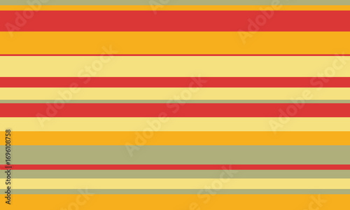 Vibrant horizontal stripes in warm autumnal tones.  Perfect for backgrounds, website design, textile prints, or any project needing a cheerful, energetic, and modern aesthetic.