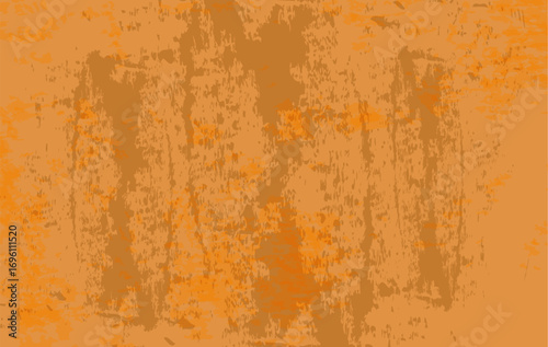 Abstract rustic orange brown grunge texture features distressed paint strokes and a weathered surface effect, creating a vintage and rough aesthetic. Ideal for graphic designers, posters, book covers.