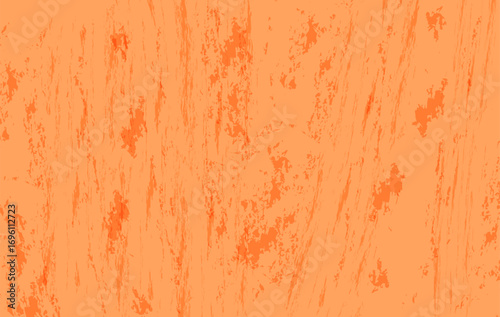 Grunge rustic wood grain background in warm orange color for design and decoration.