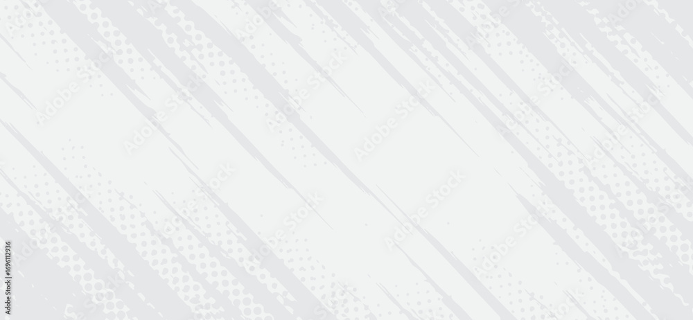 Obraz premium Abstract background with diagonal lines and subtle dot pattern in shades of white and gray.