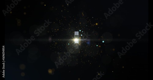 New Year countdown 2026. Silver 10 Countdown 2026 New year 4K animation on Black background - Silver 2026 Happy new year greeting - Happy 2026 New year - TEN countdown	