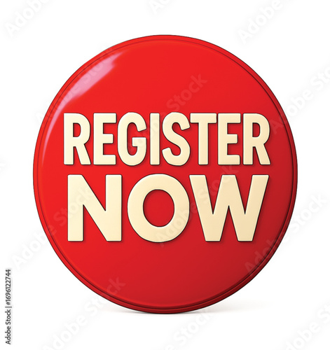 A bold red Register Now button and a free trial icon offer a tempting start to your business on the internet