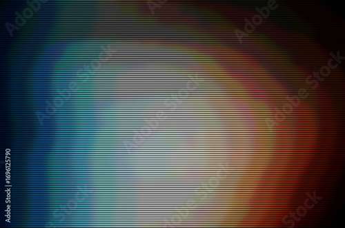 A scan line screen display with rgb shift glitch abstract background