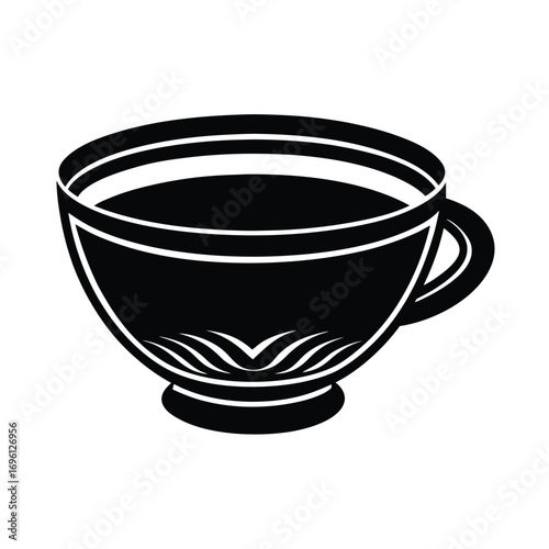 Traditional Chinese Tea Cup Icon