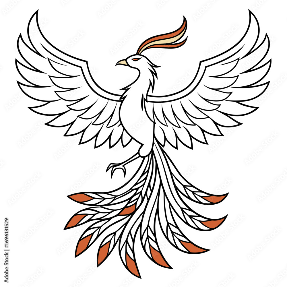 Obraz premium Nautical Star with Decorative Elements Illustration