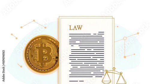 A coin with the letter B on it is placed on top of a piece of paper that says 