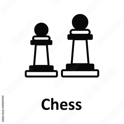 Chess Vector icon which can easily modify or edit