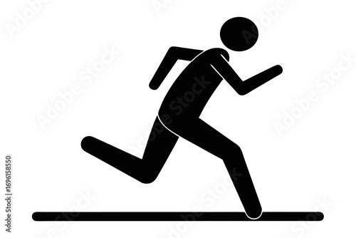 Running Icon Illustration