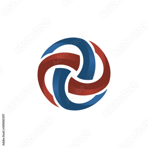 	Abstract Circular Swirl Logo