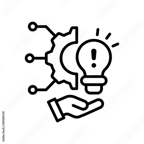 Disruptive Technologies line icon