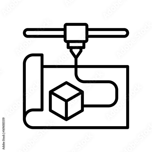 Rapid Prototyping line icon