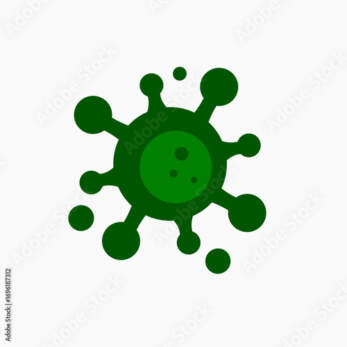 Simple virus icons. Mpox, Nipah virus, Monekypox. Cessation of public activities due to regional quarantine, novel coronavirus, COVID-19, Corona warning. Pirola, delta, Embola, arcturus, marburg, omic