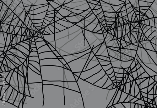 Spider web illustration design halloween theme.eps