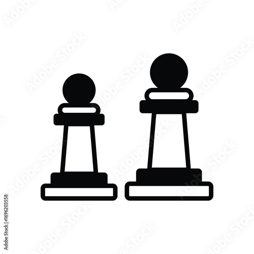 Chess Vector icon which can easily modify or edit