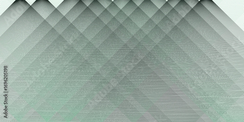 Abstract Geometric Pattern of Overlapping Diamond Shapes in Grayscale.