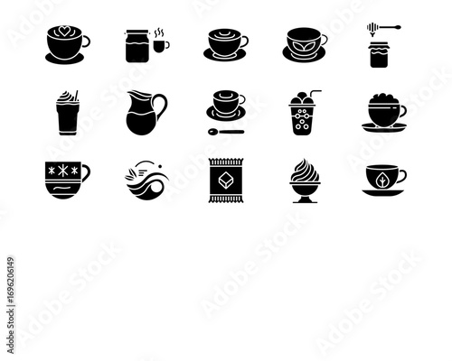 Coffee Shop Line Vector Icons