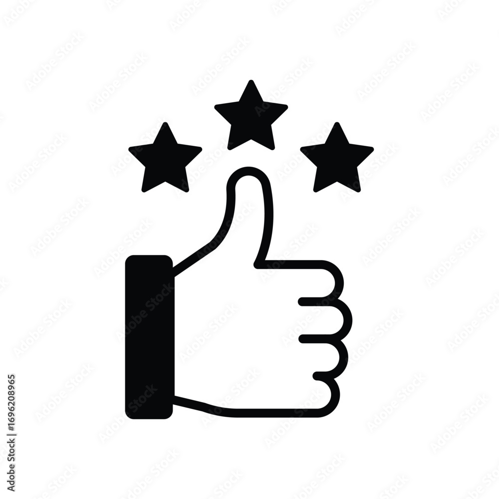Obraz premium Review Vector icon which can easily modify or edit