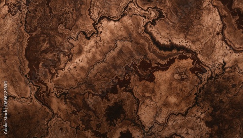 Exquisite organic patterns in deep mocha and rich walnut burl veneer with abstract topography