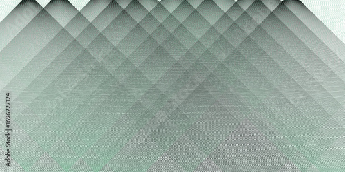 Abstract Geometric Pattern of Overlapping Diamond Shapes in Grayscale.