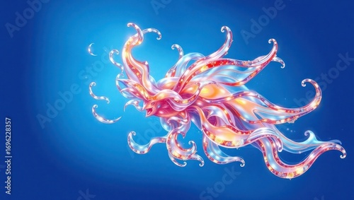 Wallpaper Mural Colorful Glass Octopus Sculpture Art Display Torontodigital.ca