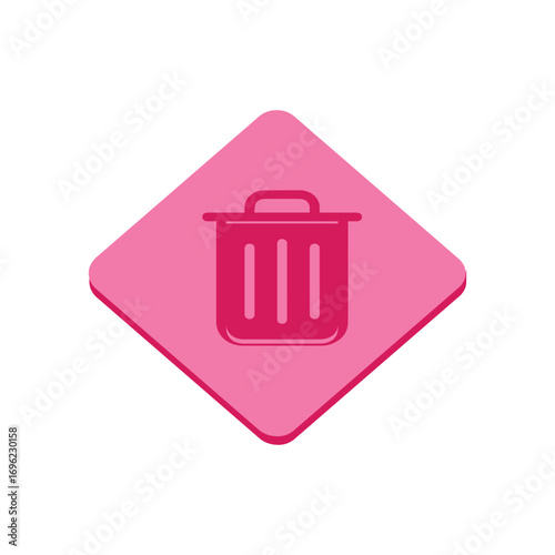  delete icon flat design