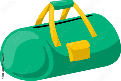 Duffle Bag Vector Illustration